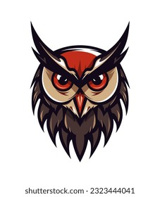 A charming and whimsical owl vector clip art illustration, with a playful expression and colorful plumage, guaranteed to add a touch of enchantment to your designs
