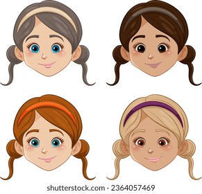 A charming young woman with a radiant smile