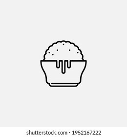 Charoset icon sign vector,Symbol, logo illustration for web and mobile