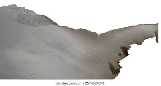 Charred paper design with detailed burn marks and smoky textures ideal for digital templates, artistic overlays, and retro scrapbook designs - Powered by Shutterstock - Get 15% off with code: PIKWIZARD15