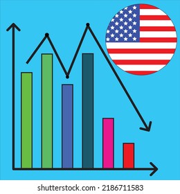 chart of america's economy going through recession