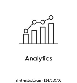 chart, analytics, growth icon