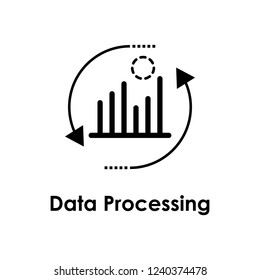 chart, arrow, data icon. Element of business icon with description. Glyph icon for website design and development, app development. Premium icon