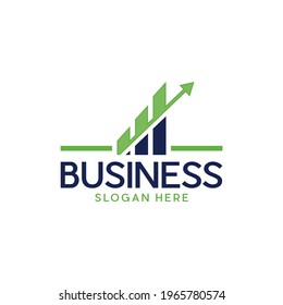 Chart Arrow Up Diagram Logo Design