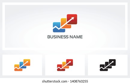 Chart Arrow Increase Rise Stats Logo