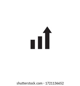 Chart and Arrow logo / icon design