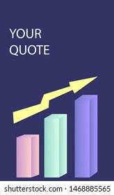 Chart background to create stories on social media