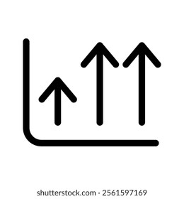 Chart Bar Icon Vector Symbol Design Illustration