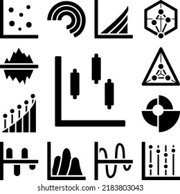 Chart box plot icon in a collection with other items