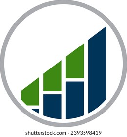 chart business finance vector logo