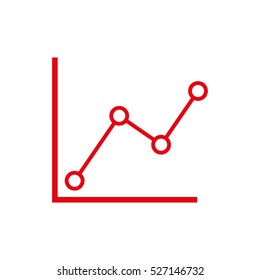 Chart, Business Growth, Vector Icon, Eps10