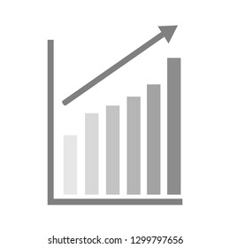 Chart up for business vector