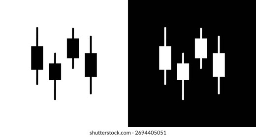 Gráfico ícone de castiçal ilustração design de elemento. ícones de glifo preto