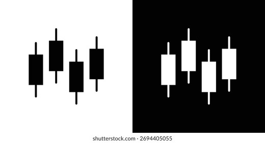 Gráfico ícone de castiçal ilustração design de elemento. ícones de glifo preto