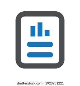 Chart clipboard icon.document,analytics (vector illustration)