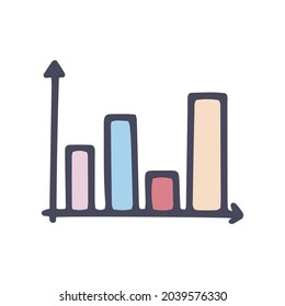 chart color vector doodle simple icon design