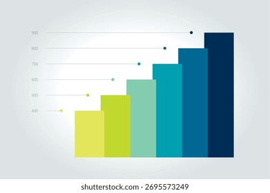Chart, column graph, infographic element. 