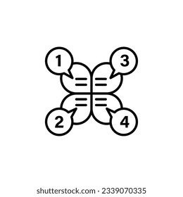 Chart Comparison Chart line icon. illustration graphic of Chart Comparison Chart.