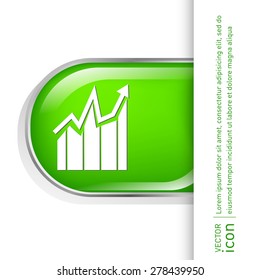 chart diagram figure.  business icon