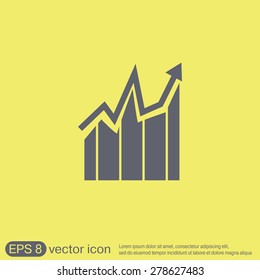 chart diagram figure.  business icon