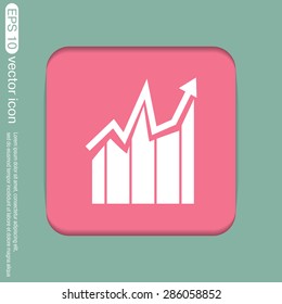 chart diagram figure.  business icon