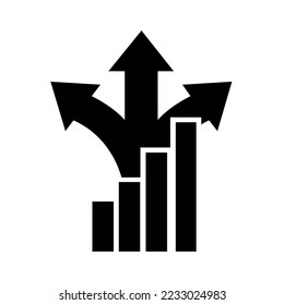 Chart, diagram, graph, infographic, infograph, infographics, infochart, graphic, vector, illustration in black and white color, isolated on white background