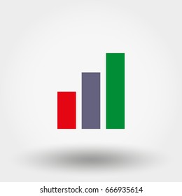 Chart, diagram. Icon