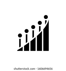 Chart diagram icon. Simple business performance icons for ui and ux, website or mobile application