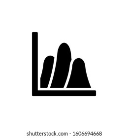 Chart diagram icon. Simple business performance icons for ui and ux, website or mobile application