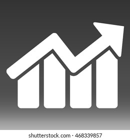 Chart Diagram Vector Icon Illustration