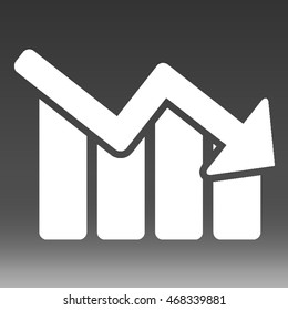 Chart Diagram Vector Icon Illustration