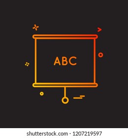 chart diagrame office icon vector design