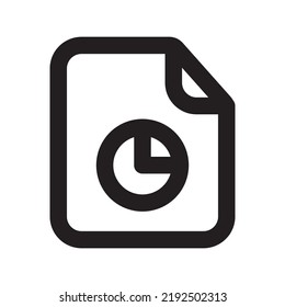 Icono de archivos de gráfico con estilo de esquema