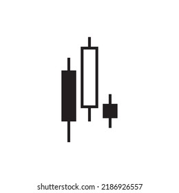Chart Finance, Candlestick, Vector Illustration