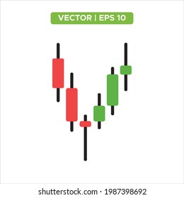 ilustración vectorial de icono de financiación de gráfico. ilustración de vector de divisa criptográfica