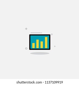 Chart Flat Icon Design