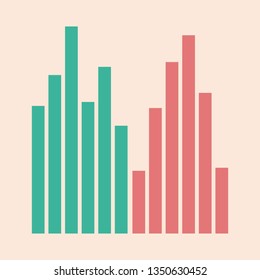 Chart Flat Icon Design