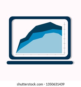 Chart Flat Icon Design