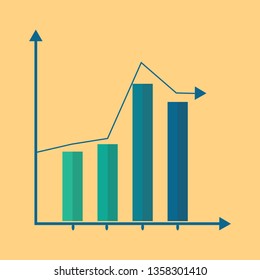 Chart Flat Icon Design