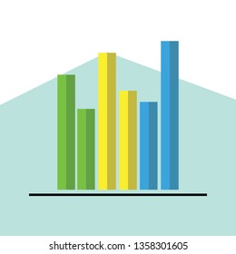 Chart Flat Icon Design