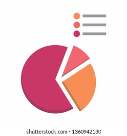 Chart Flat Icon Design