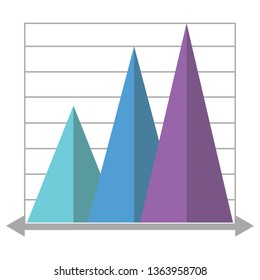 Chart Flat Icon Design