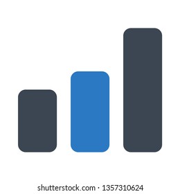 chart glyph double color 