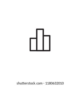 chart, graph 02 simple icon 