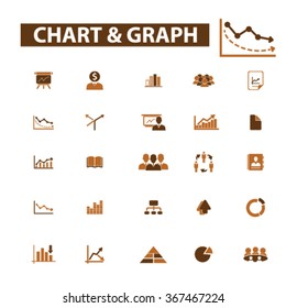 chart, graph, business presentation, diagram, finance, stock analysis, optimization, growth, statistics, analytics, perfomance, marketing, crisis, progress, market icons, signs vector concept
