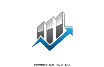 Chart Graph Finance Logo