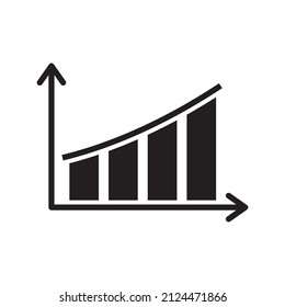 Chart, Graph Icon Design Vector Template Illustration