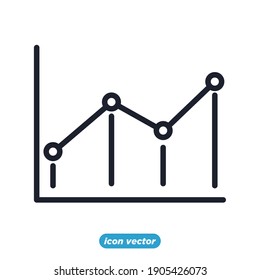 Chart and graph icon. Infographic icons. Financial Analytics symbol vector illustration.