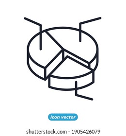Chart and graph icon. Infographic icons. Financial Analytics symbol vector illustration.
