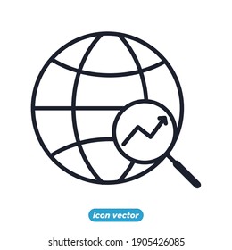 Chart and graph icon. Infographic icons. Financial Analytics symbol vector illustration.
